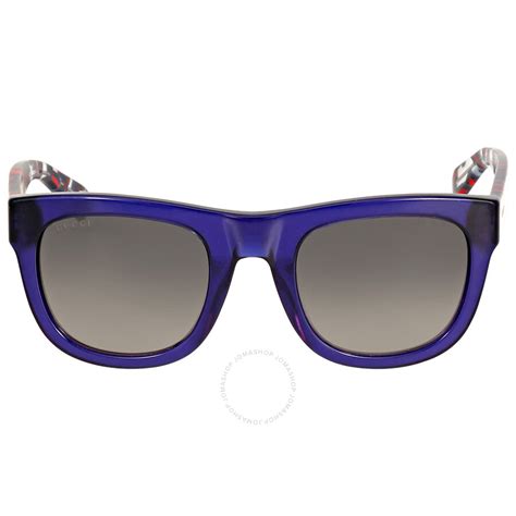 gucci blue lens glasses|Gucci blue lens sunglasses.